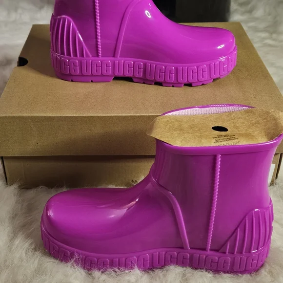 UGG AUSTRALIA DRILITA PINK RAIN BOOT - Picture 5 of 5